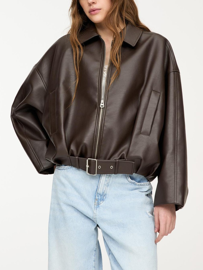 Damen-Lederjacke
